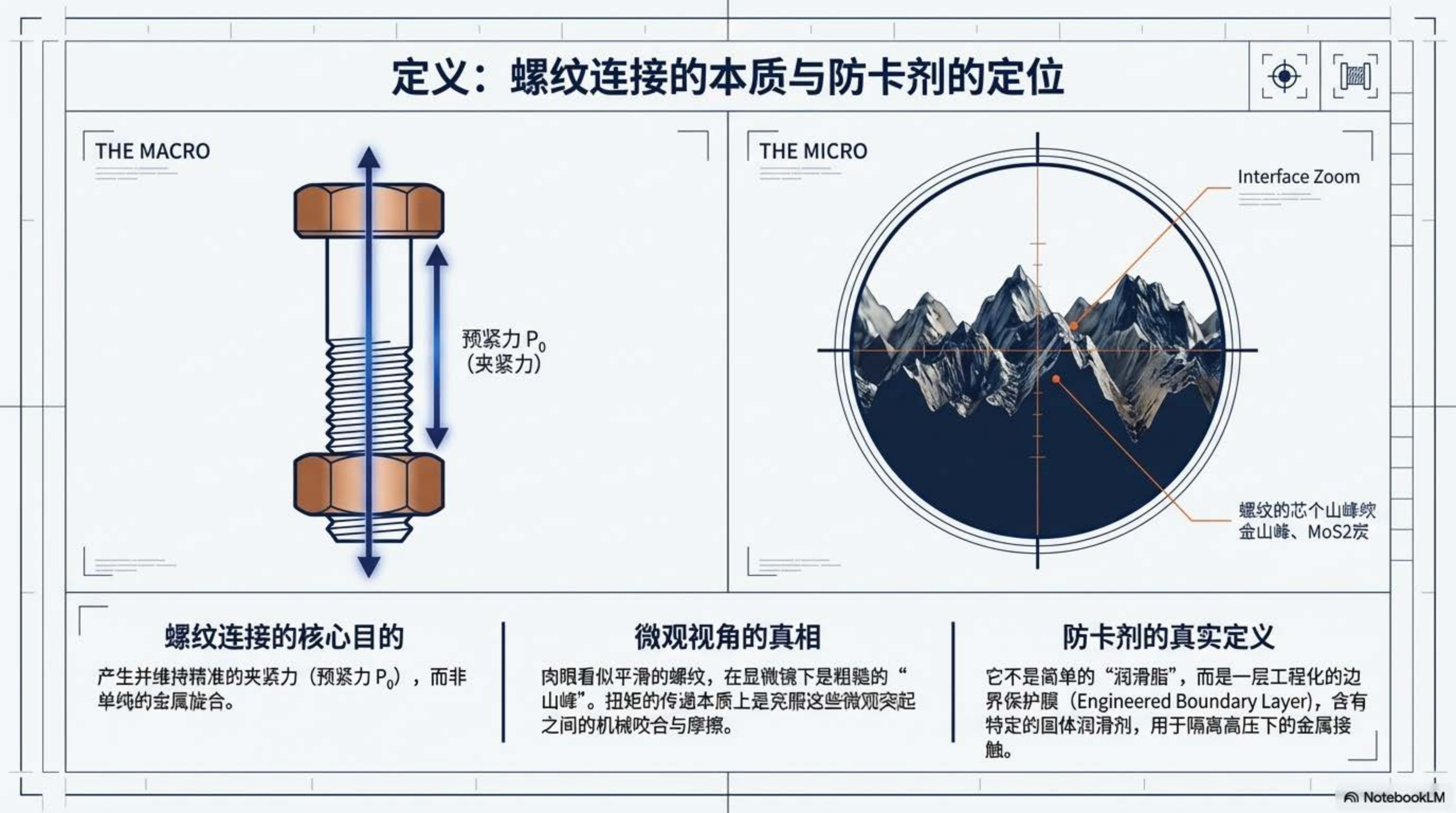 定义：螺纹连接的本质与防卡剂的定位
